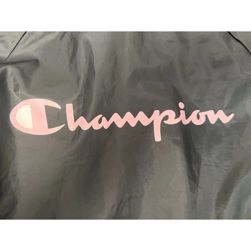 VTG Champion Jacket Womens Snap Button‎ 90s Windbreaker Flower XS Cottage Core